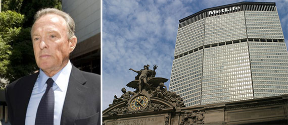 From left: David Bren and the MetLife Building at 200 Park Avenue