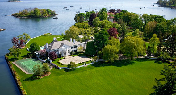 Donald Trump's first mansion in Connecticut