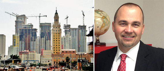 Downtown Miami construction and Peter Zalewski