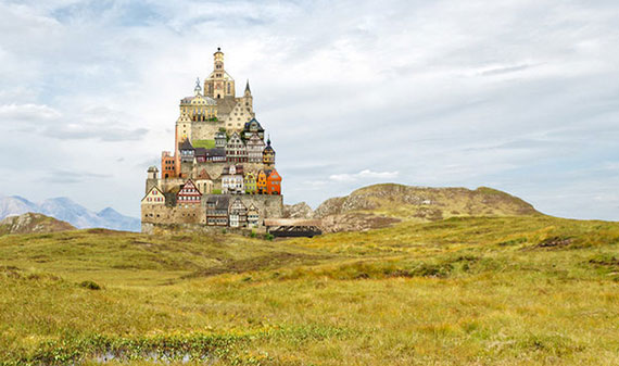 A surreal picture by German graphic designer Matthias Jung