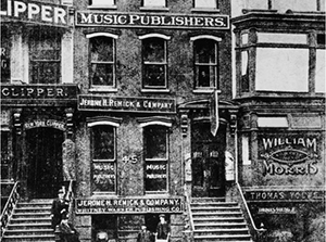 Tin Pan Alley On West 28th Street in the early 20th century