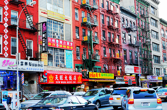 East Broadway in Chinatown (credit: Koren Leslie Cohen)