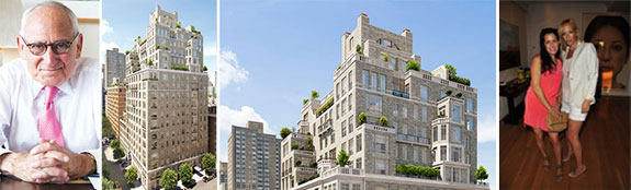 From left: Robert A.M. Stern, renderings of 20 East End Avenue (credit: Robert A.M. Stern), Jessica Chestman and Jennifer Brown