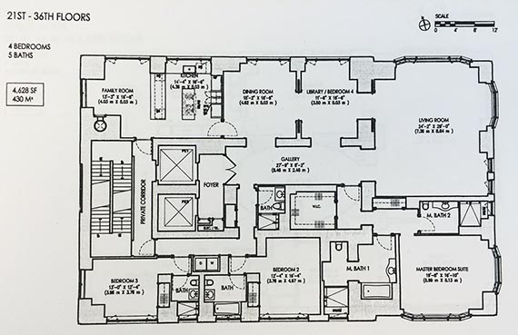 520 Park Avenue floor plan