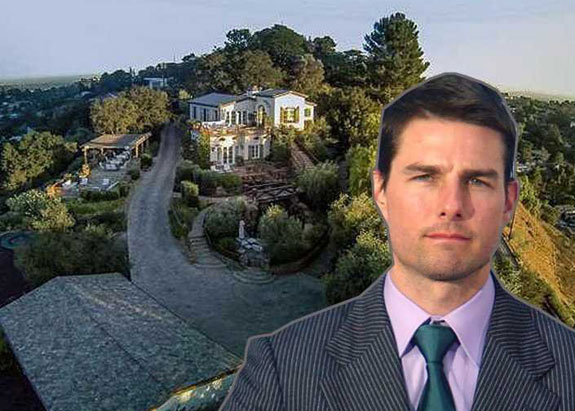 Tom Cruise and his Beverly Hills home