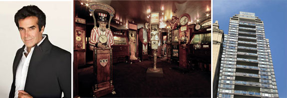 David Copperfield his collection of Coney Island antiques and the building at 117 East 57th Street