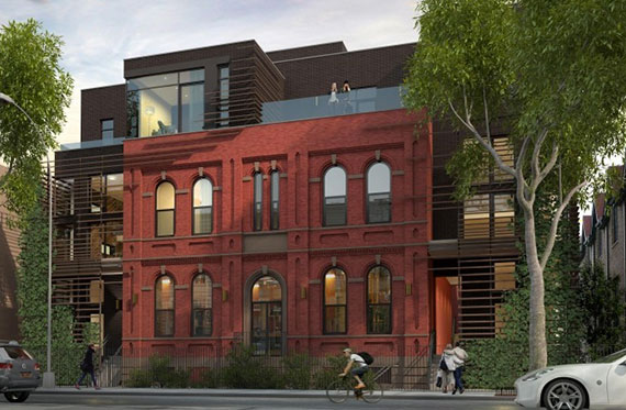 Rendering of 533 Leonard Street in Greenpoint (Credit: Largo Investments)