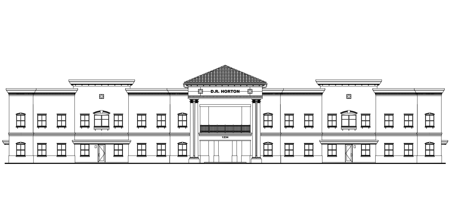 A sketch of D.R. Horton's new Southeast Florida division headquarters