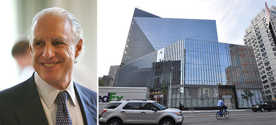 From left: Edward Minskoff and 51 Astor Place in the East Village