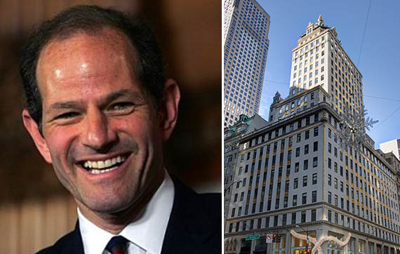 Eliot Spitzer and the Crown Building in Midtown