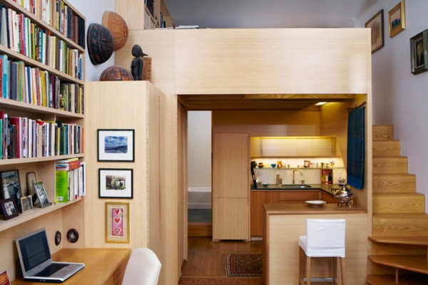 A 240-square-foot micro-apartment (Credit: Tim Seggerman)