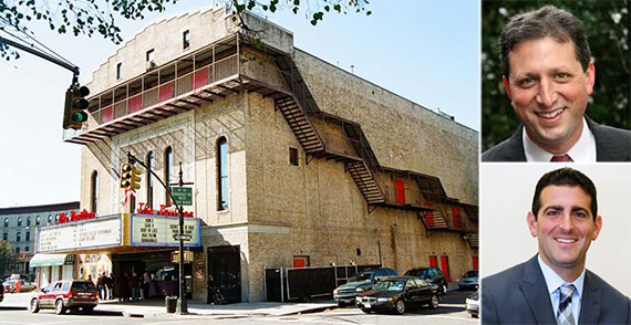 Clockwise from left: The Pavilion Theater in Park Slope, Brad Lander and Hidrock Realty's Abraham Hidary