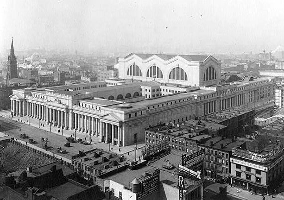 The original Penn Station, which was demolished in the 1960s