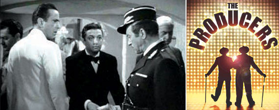 A "Casablanca" reference added some color to a recent real estate lawsuit. Right, "The Producers."