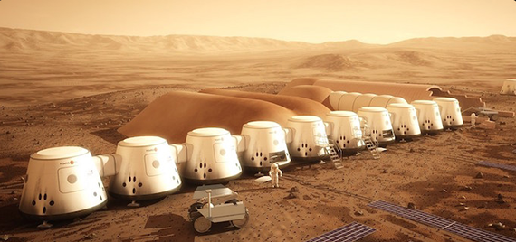 Virgin Galactic's planned "Mars Colony"