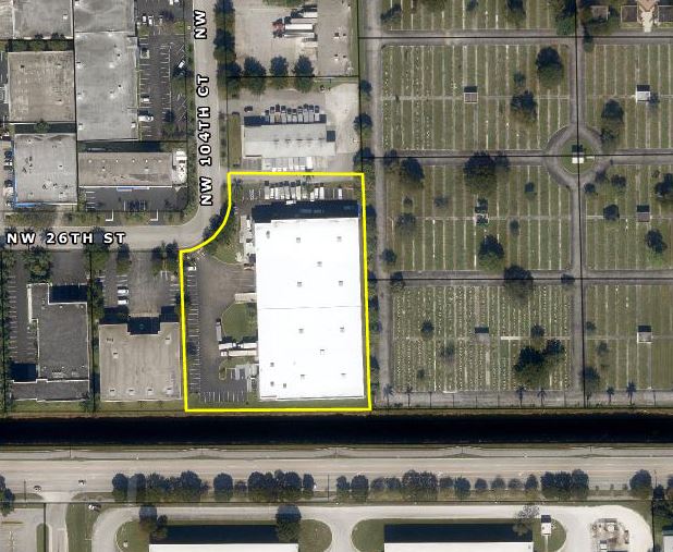The warehouse at 2901 Northwest 104th Court in Doral