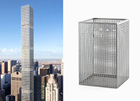 Check out the trash basket that inspired 432 Park