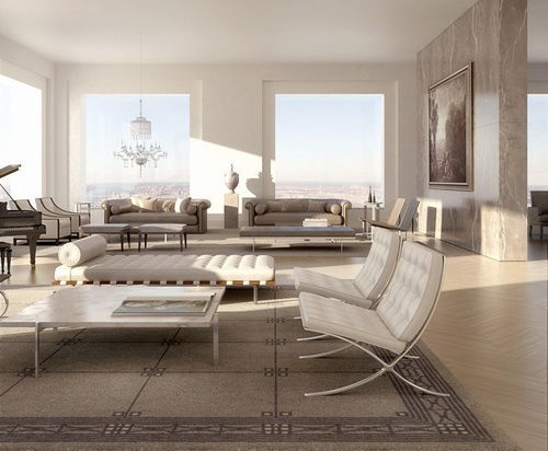 An interior rendering of 432 Park