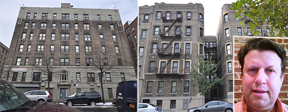 From left: 580 St. Nicholas Avenue and 106-108 Convent Avenue in Harlem (credit: Sugar Hill Capital Partners' David Schwartz)