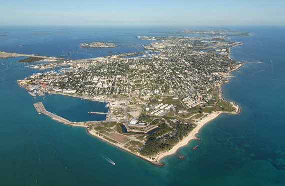 Aerial of the Florida Keys