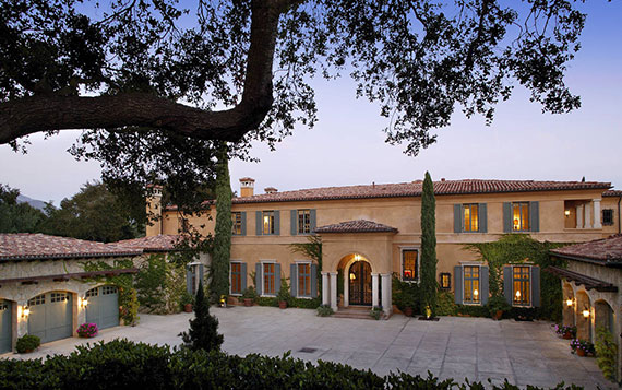Rhonda Byrne's home in Montecito, Calif.
