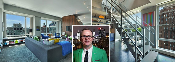 Penthouse at 231 10th Avenue in Chelsea (inset: Scott Sanders)