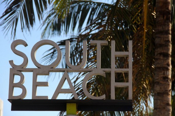 A South Beach sign