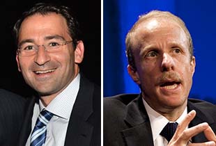 From left: Cerberus CEO Steve Feinberg and Blackstone Group head of real estate Jon Gray