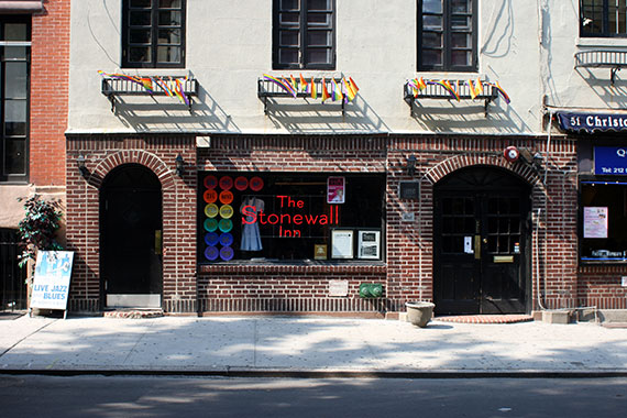 The Stonewall Inn at 53 Christopher Street in Greenwich Village