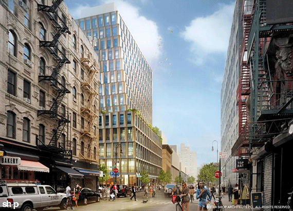 Rendering of Essex Crossing (credit: SHoP Architects)