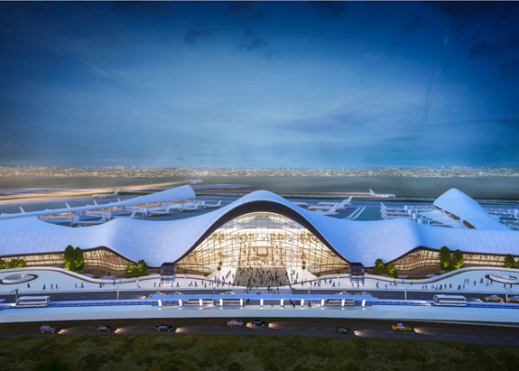 A rendering of an updated LaGuardia (source: Global Gateway Alliance)