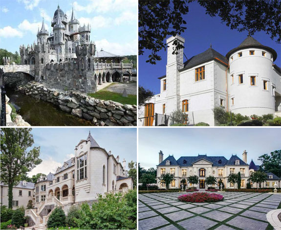 American castles currently on the market
