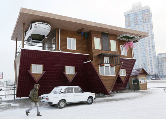 this-house-built-upside-down-in-russias-siberian-city-of-krasnoyarsk-was-constructed-as-an-attraction-for-local-residents-and-tourists-the-rooms-inside-are-all-upside-down-as-well