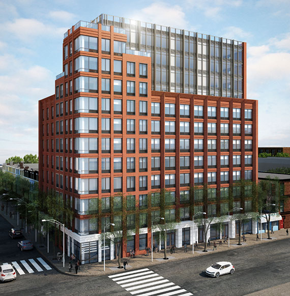 Rendering of 470 Fourth Avenue in Park Slope (Credit: Ariel Aufgang Architects) 