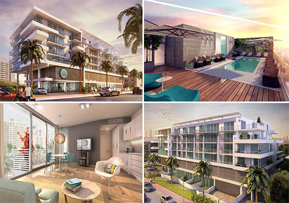 Renderings of the condo-hotel at 6080 Collins Avenue