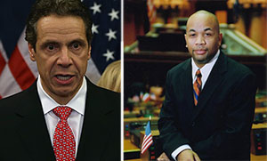 From left: Andrew Cuomo and Carl Heastie