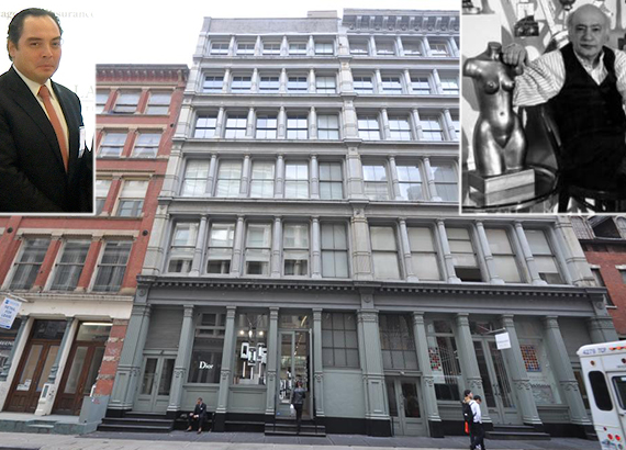 133-135 and 137 Greene Street in Soho (inset: Kevin Chisholm and Oded Halahmy)