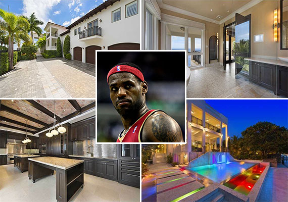 Basketball star LeBron James and 3590 Crystal View Court in Coconut Grove