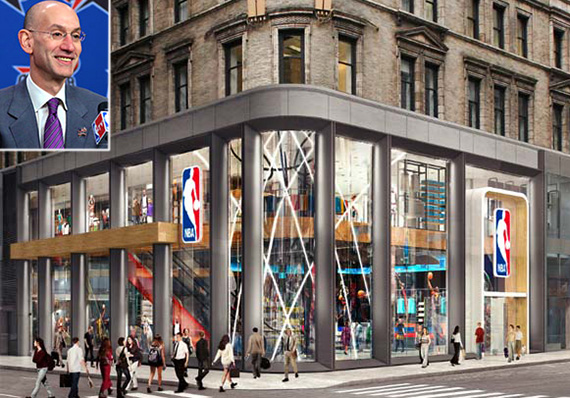 NBA Store 5th avenue New York City 