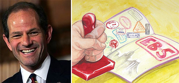 Eliot Spitzer and an EB-5 illustration