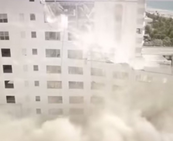 The Versailles Hotel on Miami Beach is imploded by Faena