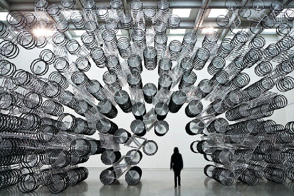 Ai Wei Wei’s tower of 760 bicycles