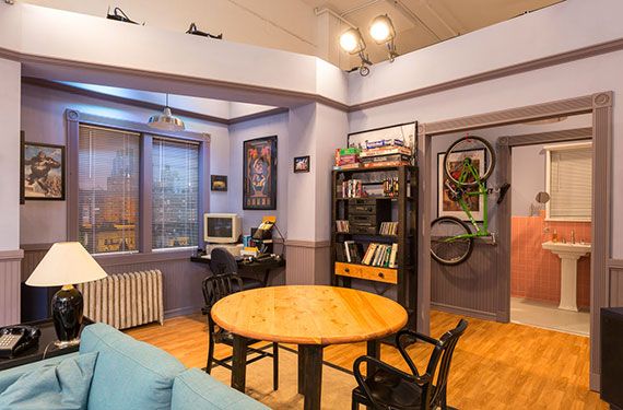 A replica of Jerry Seinfeld's apartment