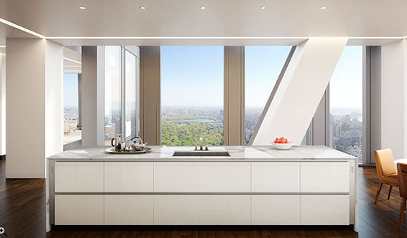 A rendering of a kitchen inside 53 West 53rd Street (Credit: Jean Nouvel) 