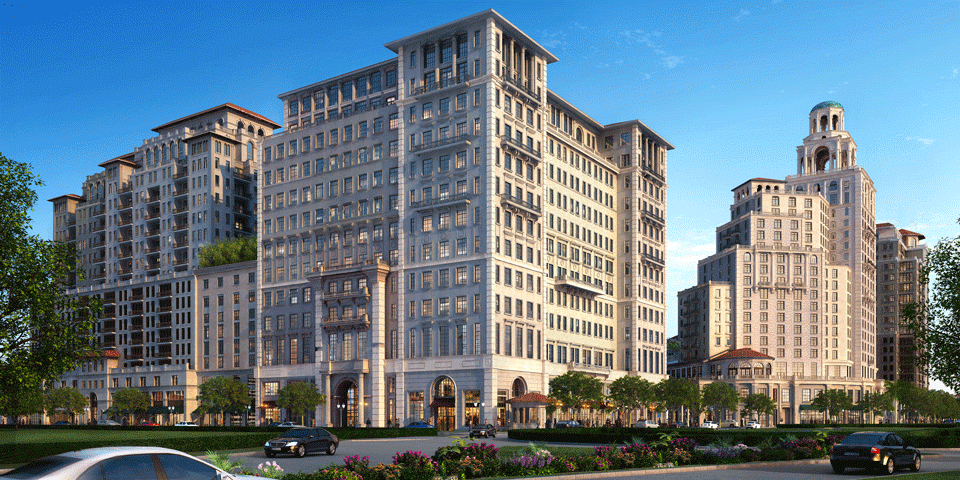 Rendering of the planned Mediterranean Village at Ponce Circle