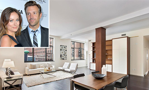 66 Ninth Avenue in the Meatpacking District (inset: Olivia Wilde and Jason Sudeikis)