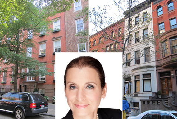 From left: 42 West 71st Street, Donna Olshan And 340 West 12th Street