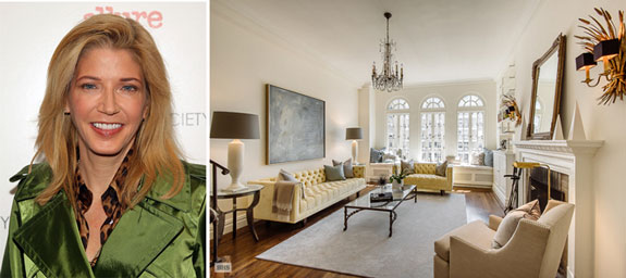 Candace Bushnell and her apartment
