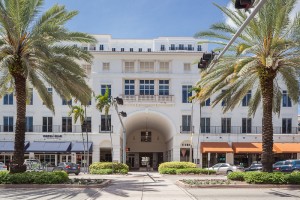 The office and retail building at 55 Miracle Mile in Coral Gables