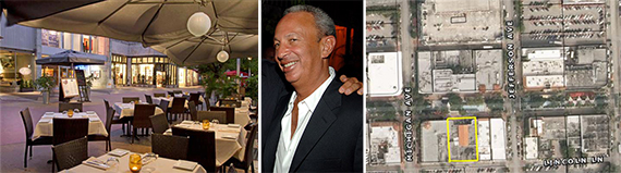 920 Grille, David Edelstein and a map of Lincoln Road